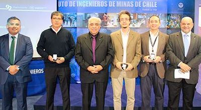 Instituto de Ingenieros en Minas de Chile otorgó distinción a Académicos y Egresados del DIMIN